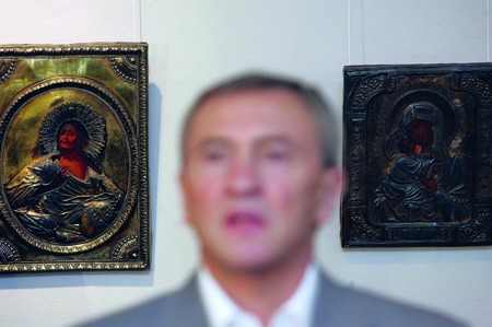Серед святих. Леонід Черновецький презентує свою колекцію ікон