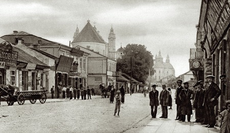 Київська вулиця у Пінську. Фото початку ХХ століття